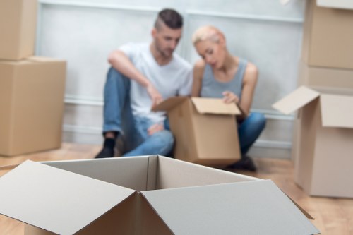 Fragile item protection during packing services in Shacklewell
